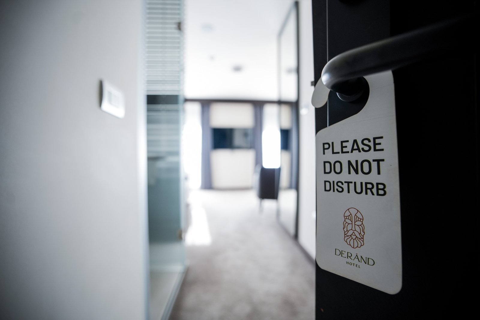 Elegant hotel lighting and interior detail