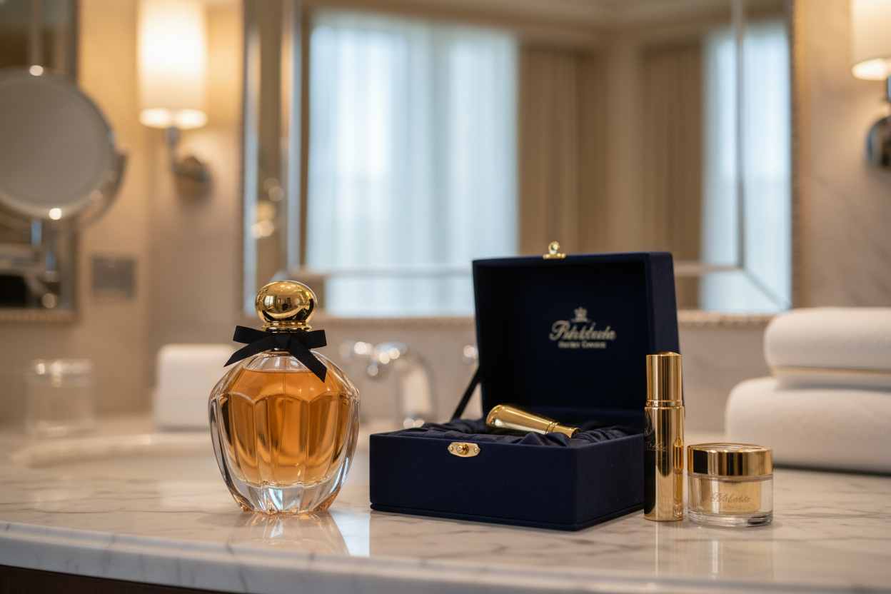 In-room perfume and fragrance selection