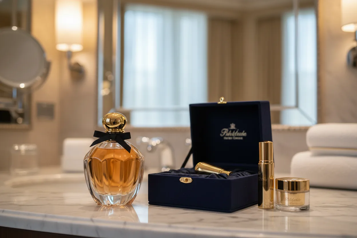 In-room perfume and fragrance selection